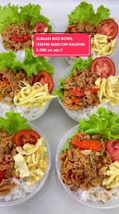 Resep Rice Bowl Viral Ala Anak Kos 2025 Simple Tapi Berasa Makan di Resto!